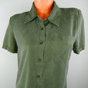 Lulu's Dresses - LULUS Oxford Comma SHIRTDRESS Mini GREEN Medium Lulu's Dresses - LULUS Oxford Comma SHIRTDRESS Mini GREEN Medium